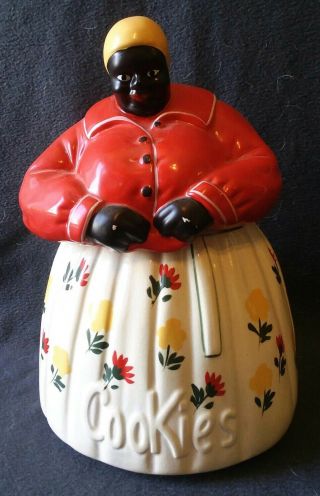 Vintage 1940s Mccoy Mammy Aunt Jemima Cookie Jar Black Americana