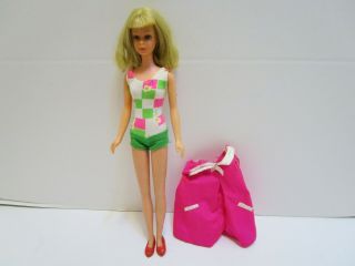 1965 Mattel Barbie Francie Doll W/outfits