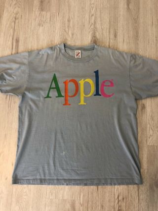 Vintage 90’s Apple Shirt “as Seen On Travis Scott”