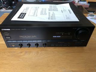 Vintag Pioneer A - X550 Stereo Integrated Analogue Digital Amplifier HiFi phono 6