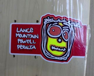 Vintage Skateboard NOS Powell Peralta Lance Mountain Jr.  Deck 1992 3