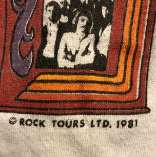 Vintage T Shirt STYX At The Paradise Theatre 1981 Rare Soft Thin Concert Tour 5