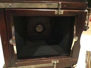 Rare Vintage Wooden Gundlach Korona View 4x5 Camera Graphex Lens 12