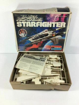 Vintage Monogram Plastic Model Kit Buck Rogers Starfighter