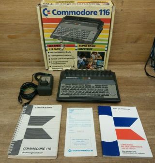 Boxed Commodore 116 Pal Computer Ultra Rare (64k Memory) 1 Month