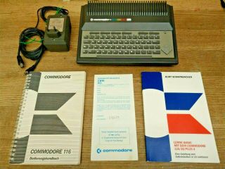 Boxed Commodore 116 PAL Computer Ultra Rare (64K Memory) 1 Month 3