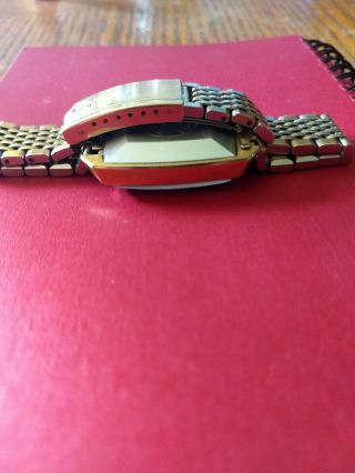 Omega Seamaster Automatic Vintage Square Gold Plated Men ' s Watch RUNNING L@@K 5