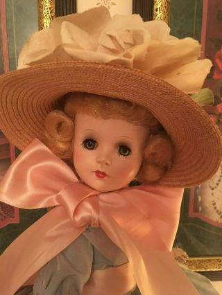 Vintage Nancy Ann Style Show Doll 18 " 1950s Heavenly Blue 1902