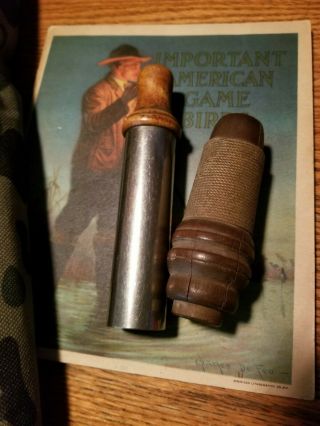 Vintage 1880 ' s David Fuller Duck,  Goose Call - throwing in extra duck call. 6