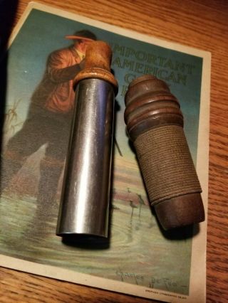 Vintage 1880 ' s David Fuller Duck,  Goose Call - throwing in extra duck call. 7