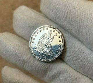 Rare 1876 Seated Liberty Quarter Proof Only 1150 Minted