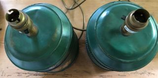 VINTAGE TOLEWARE PAINTED TABLE LAMPS in order 8