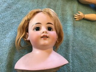 Large 25” rare Antique French Doll J STEINER w/ jointed body Estate find 2