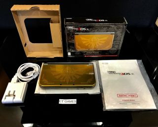 Nintendo 3ds Xl Hyrule Gold Limited Edition Dual Ips Screens Rare