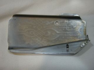 SINGER 221 Featherweight Scroll Side Face Plate Cover w Screw Vtg 1941 3
