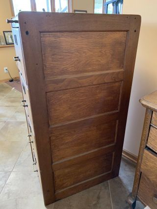 4 drawer Quarter Sawing Oak wood file cabinet 2
