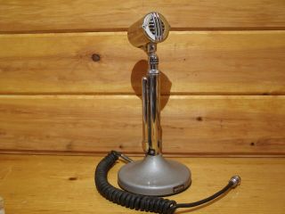 Vintage Astatic 10 - Da Microphone And Type G Stand.  Wired For Kenwood.