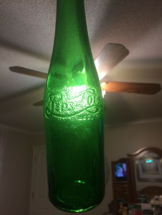Vintage Pepsi:cola Dark Green Embossed Soda Bottle Athens,  Ohio 1939 @rare@