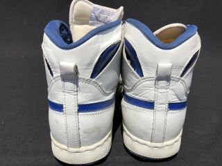 Vintage Nike Convention Shoes High Top Size 10 White Royal Blue As - Is OG 1980s 5