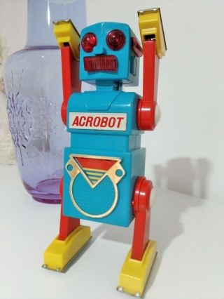 Rare Vintage " Acrobot " Space Robot Yonezawa 1960 