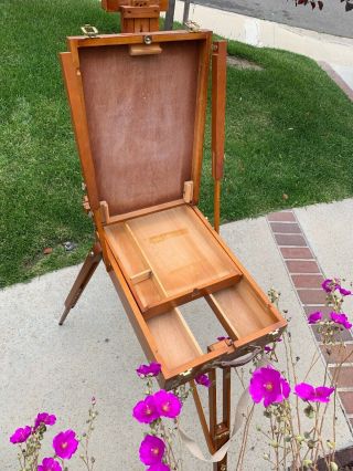 Vintage Easel Battat Artist Portable Wooden Easel With Sketch Box 3