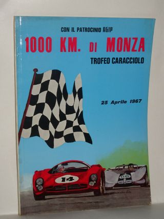 1000 Km Monza 1967 Gp Of Italy Official Programm Formula 1 F1 Vintage Grand Prix