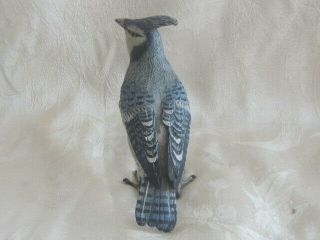 Antique Cold Painted Vienna Bronze Bird LARGE EX BLUE JAY BERGMAN 5