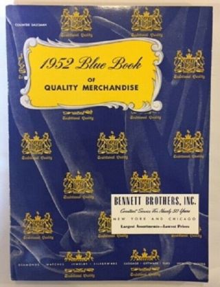 Vintage Bennett Brothers Blue Book Of Quality Merchandise 1952