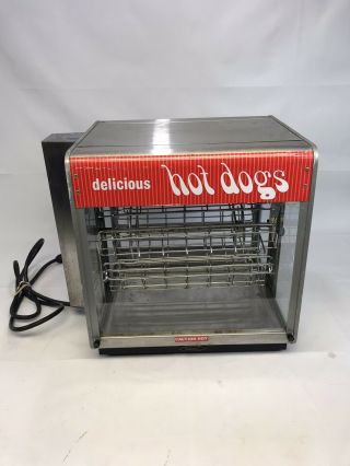 Vintage Star Commercial Hot Dog Cooker Bun Warmer 1610 Watt Machine Model 175h