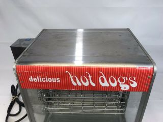 Vintage Star Commercial Hot Dog Cooker Bun Warmer 1610 Watt Machine Model 175H 2
