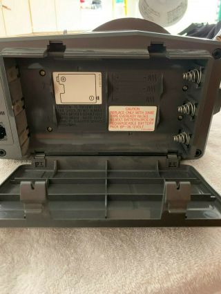 Vintage Sony Transistor Portable Black and White TV TV - 511 - and 4