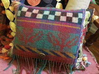 My Own Handmade Throw Pillow Sewn From & Vintage Mackenzie - Childs Fabrics