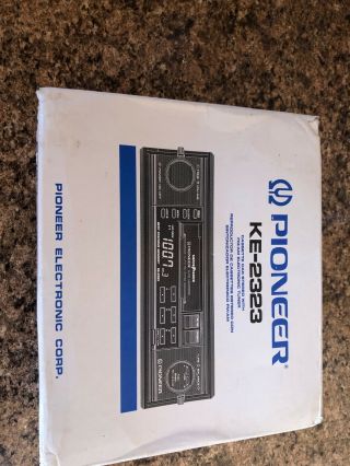 Pioneer Ke - 2323 Shaft Style Car Cassette Stereo Vintage
