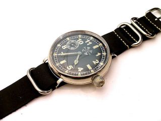 Helvetia 2 Military Fliger Style,  1939’s,  Rare Wristwatches For British Army