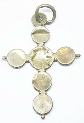 16th - 17th Century Renaissance Tudor Period Silver Pectoral Cross Pendant