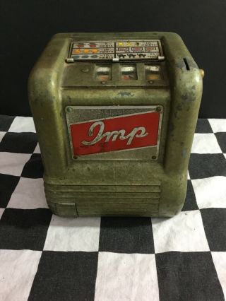 Vintage Imp Tabletop Coin Slot Trade Stimulator - Gods,  Does Not Work