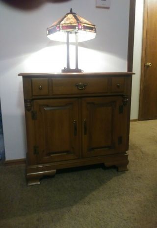 Tell City Hard Maple 48 Andover Dry Sink Night Stand Cabinet Dresser