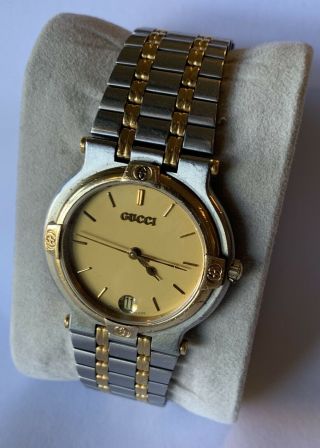 Mens Vintage Gucci 9000 M Watch