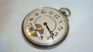 Antique Waltham Grade 1235 12S 17 Jewel Adjst 14K gold filled pocket watch runs 2