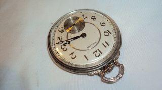 Antique Waltham Grade 1235 12S 17 Jewel Adjst 14K gold filled pocket watch runs 3