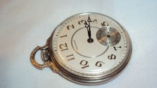 Antique Waltham Grade 1235 12S 17 Jewel Adjst 14K gold filled pocket watch runs 4