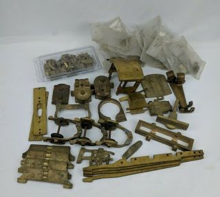 Vintage Brass Train Parts - Some Nos - A&s Alton And Southern O Scale
