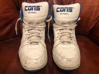 Vintage 80’s Cons High Top Basketball Shoes Sneakers Converse Thrash