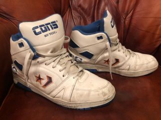 vintage 80’s Cons high top basketball shoes sneakers converse thrash 4