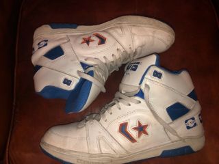 vintage 80’s Cons high top basketball shoes sneakers converse thrash 8