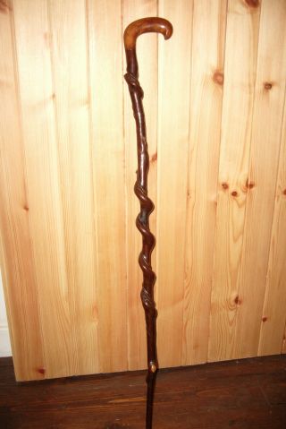 Vintage/antique Twisted Blackthorn Walking Stick
