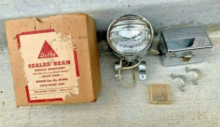 Vintage Delta Beam Bike Bicycle Headlight Light For Schwinn Whizzer