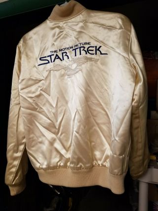 STAR TREK: The Motion Picture Vintage Satin Film Crew Jacket GENE RODDENBERRY 3
