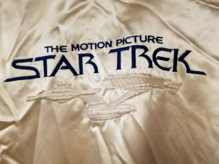 STAR TREK: The Motion Picture Vintage Satin Film Crew Jacket GENE RODDENBERRY 4