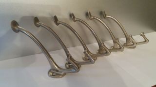Antiques Adolf Loos Set Of Six Wall Coat Hooks,  Austria From 1920 Very Rare